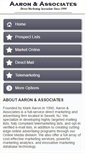 Mobile Screenshot of aaronandassociates.com